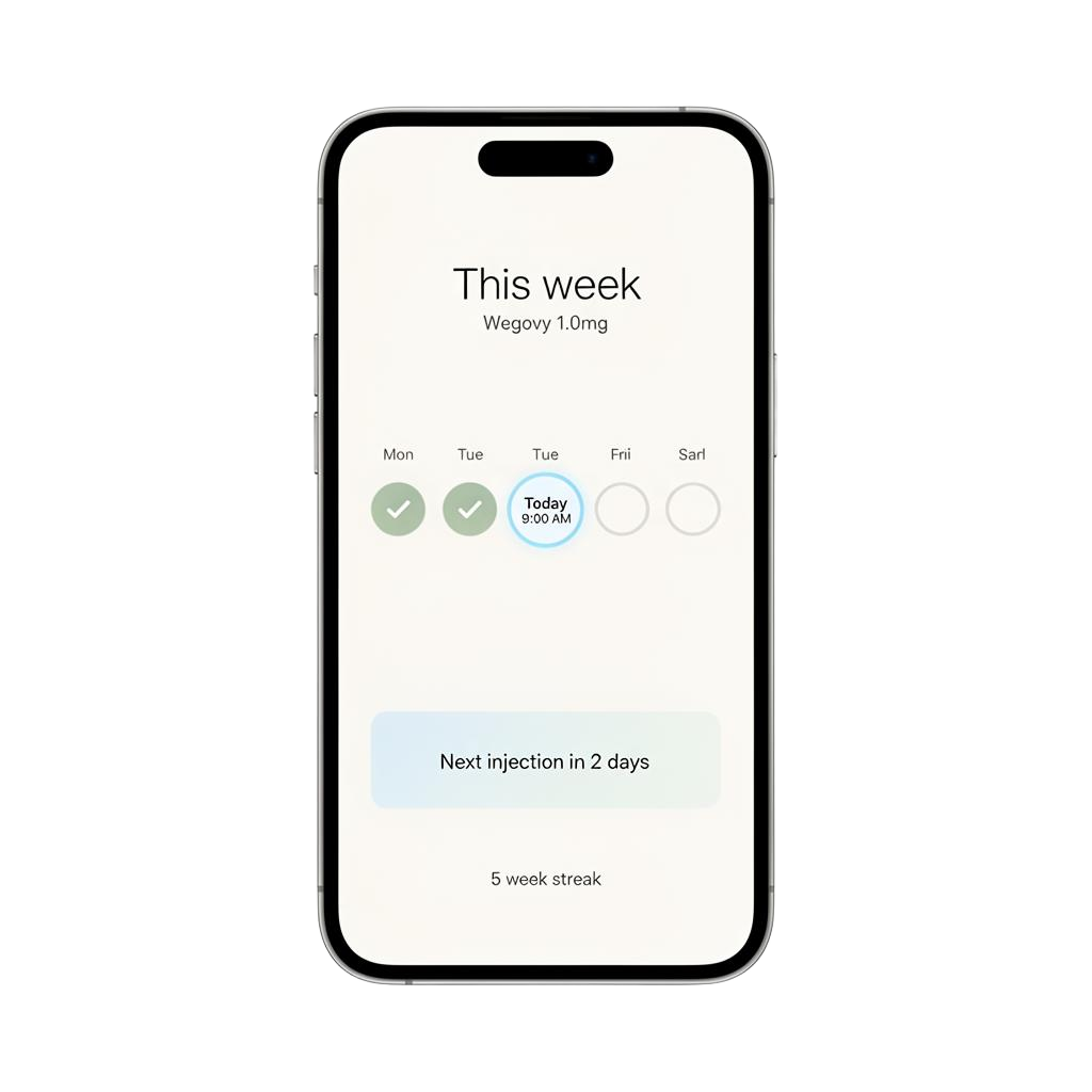 GLP-1 weekly tracker